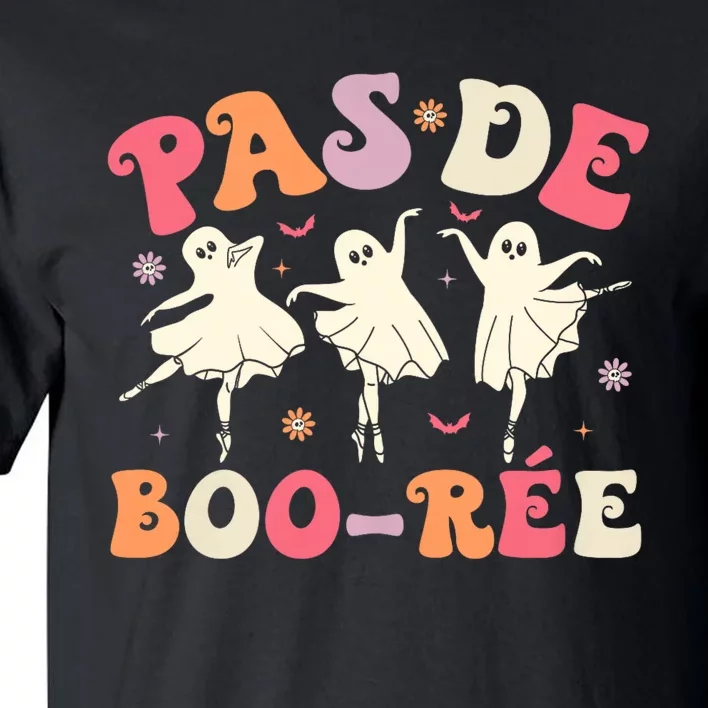 Pas De BooréE Cute Ballet Ghosts Dancing Teachers Halloween Tall T-Shirt