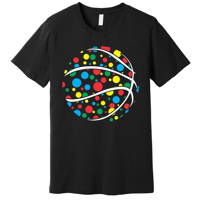 Polka Dots Basketball International Dot Day Premium T-Shirt