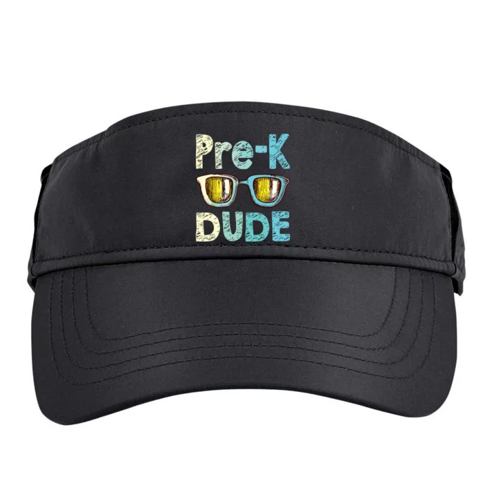 Prek Dude Back To School First Day Of Preschool Boy Adult Drive Performance Visor