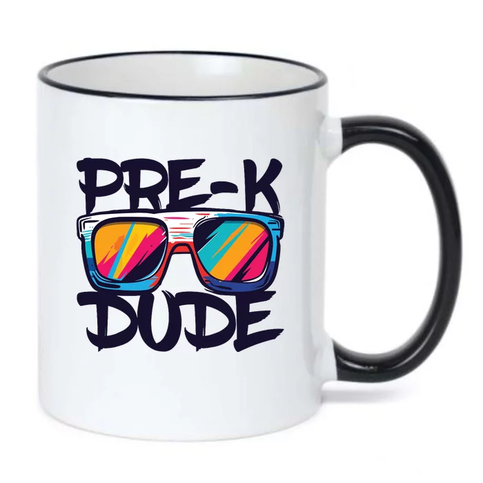 Prek Dude Back To School Prek Boy Girl Black Color Changing Mug