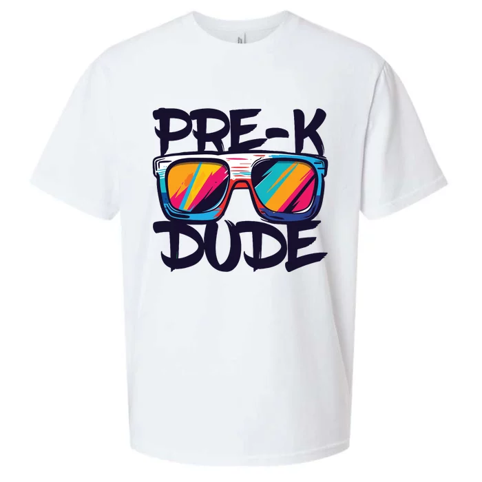 Prek Dude Back To School Prek Boy Girl Sueded Cloud Jersey T-Shirt