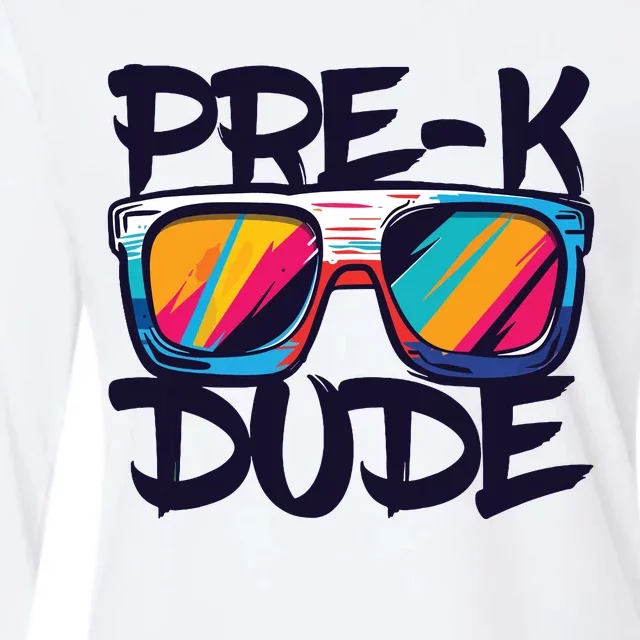 Prek Dude Back To School Prek Boy Girl Womens Cotton Relaxed Long Sleeve T-Shirt