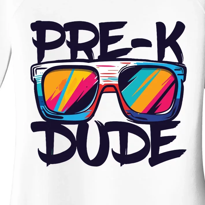 Prek Dude Back To School Prek Boy Girl Women's Perfect Tri Tunic Long Sleeve Shirt