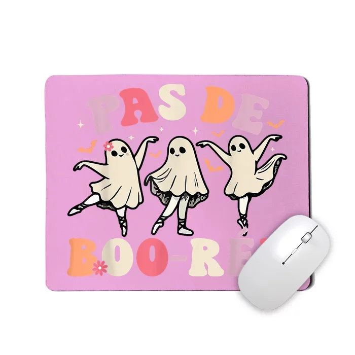 Pas De BooréE Ghost Ballet Dancer Halloween Dance Teacher Mousepad