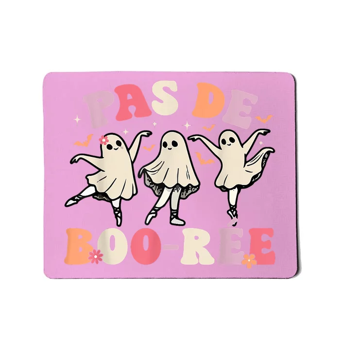 Pas De BooréE Ghost Ballet Dancer Halloween Dance Teacher Mousepad