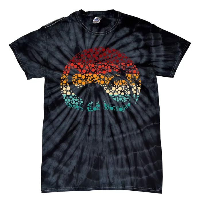 Polka Dot Brontosaurus Tie-Dye T-Shirt