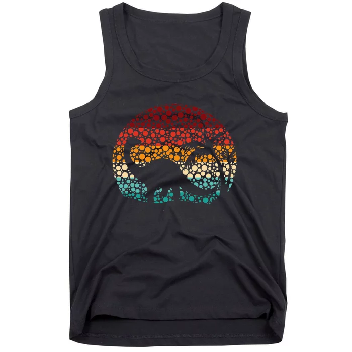 Polka Dot Brontosaurus Tank Top