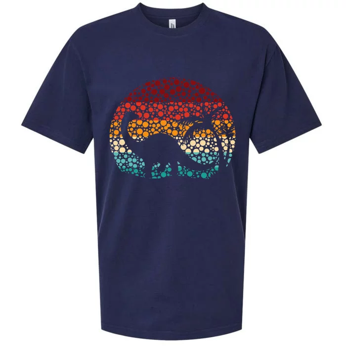 Polka Dot Brontosaurus Sueded Cloud Jersey T-Shirt