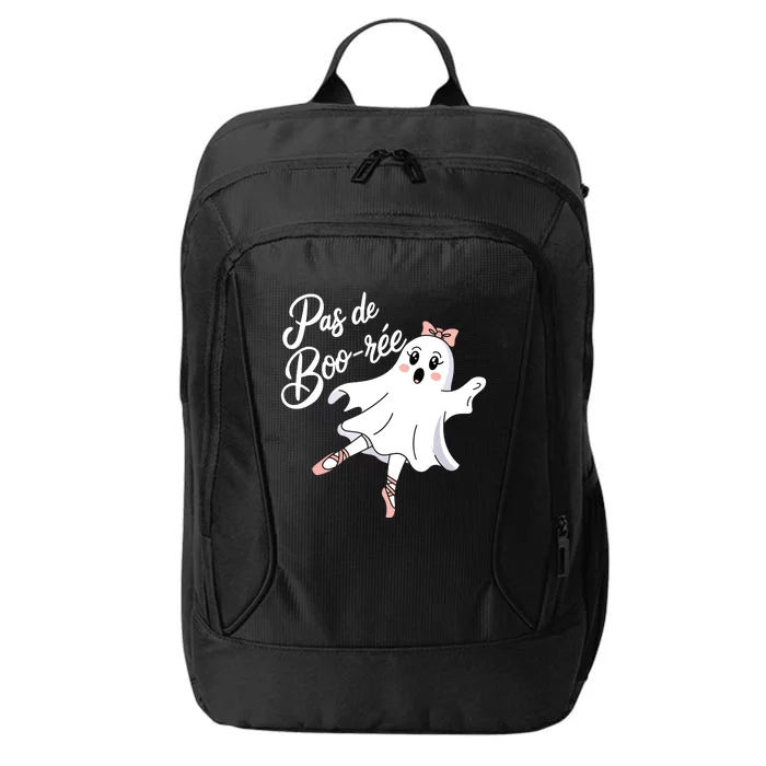 Pas De BooréE Funny Ballet Ghosts Halloween Dance City Backpack