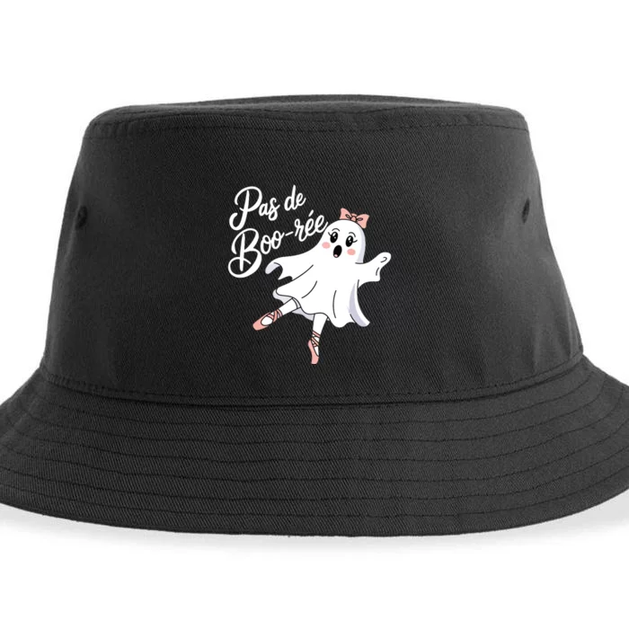 Pas De BooréE Funny Ballet Ghosts Halloween Dance Sustainable Bucket Hat