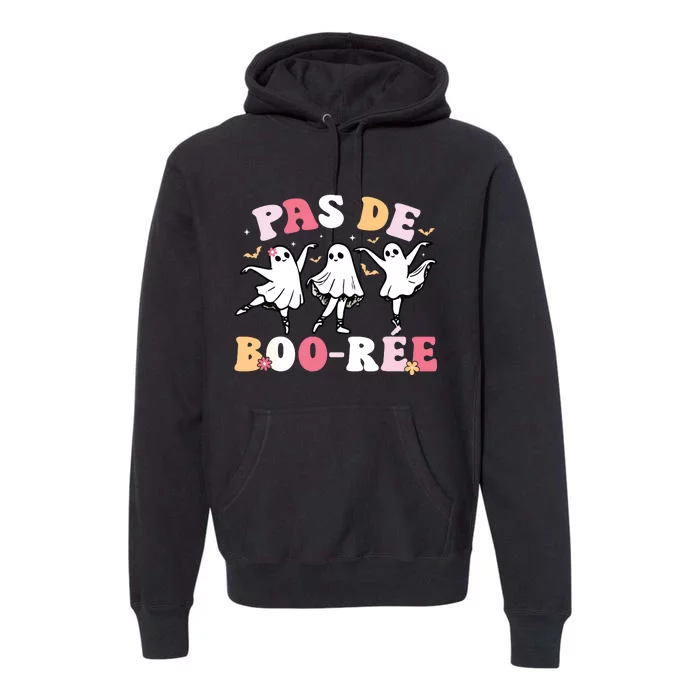 Pas De BooréE Ghost Ballet Dancer Halloween Dance Teacher Premium Hoodie