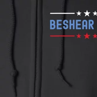 Political Democrat Beshear 2024 Presidential Election Full Zip Hoodie