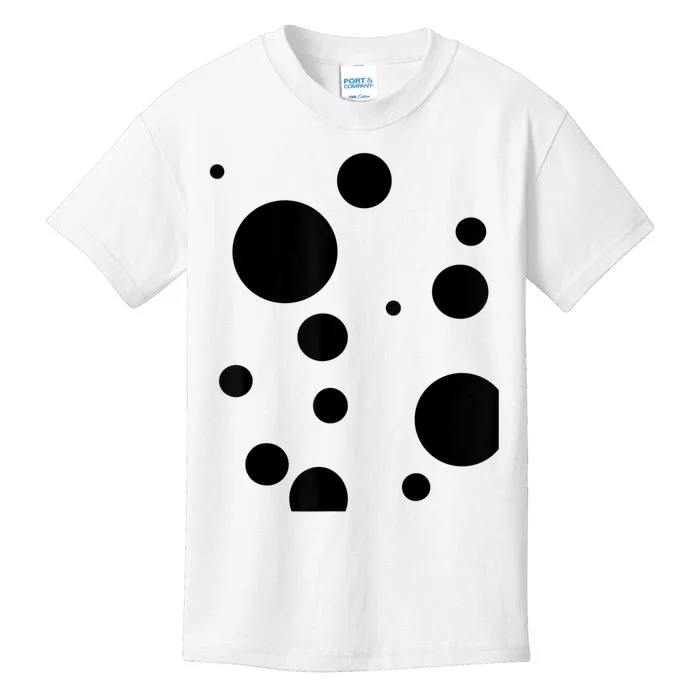 Polka Dot Bubble Dalmatian Abstract Funny Kids T-Shirt