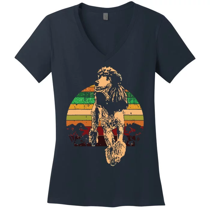 Poodle Dog Breed Women's V-Neck T-Shirt