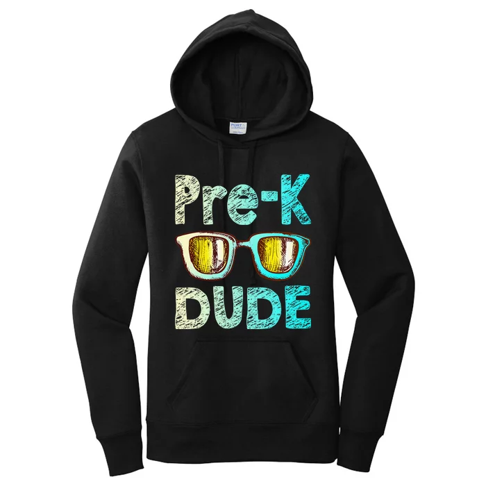 Prek Dude Back To School First Day Of Preschool Boy Gift Women's Pullover Hoodie