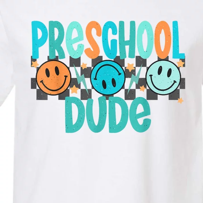 Prek Dude Back To School First Day Of Preschool Garment-Dyed Heavyweight T-Shirt