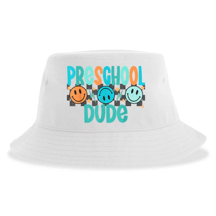 Prek Dude Back To School First Day Of Preschool Sustainable Bucket Hat