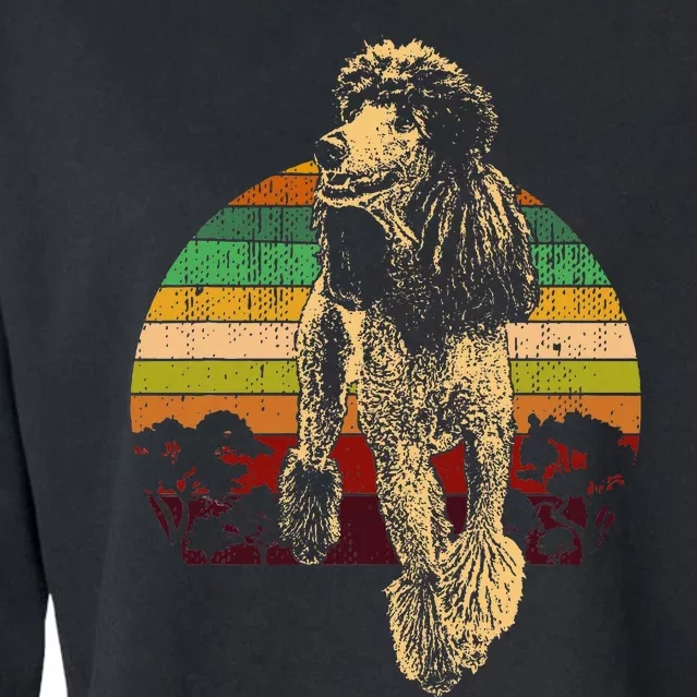 Poodle Dog Breed Cropped Pullover Crew