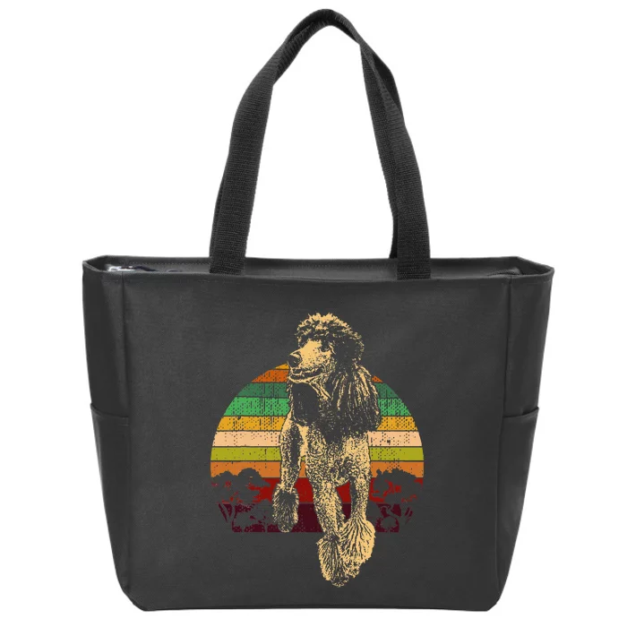 Poodle Dog Breed Zip Tote Bag