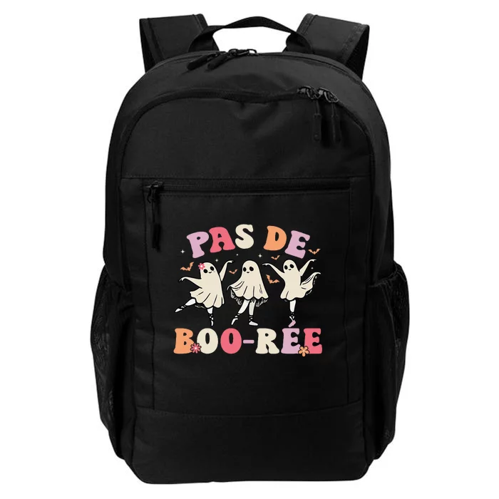 Pas De BooréE Ghost Ballet Dancer Halloween Dance Teacher Gift Daily Commute Backpack