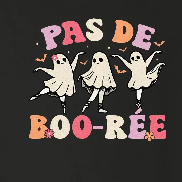 Pas De BooréE Ghost Ballet Dancer Halloween Dance Teacher Gift Toddler Long Sleeve Shirt