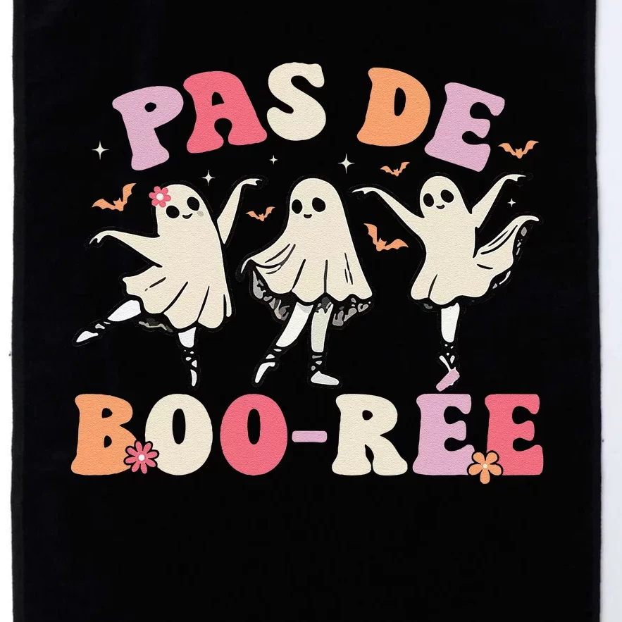 Pas De BooréE Ghost Ballet Dancer Halloween Dance Teacher Gift Platinum Collection Golf Towel