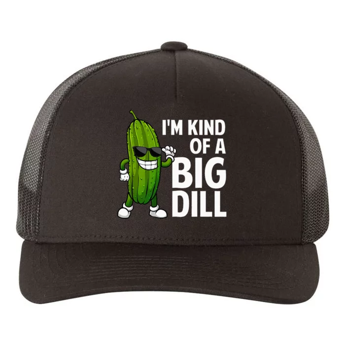 Pickle Design Big Dill Pickle Lover Yupoong Adult 5-Panel Trucker Hat