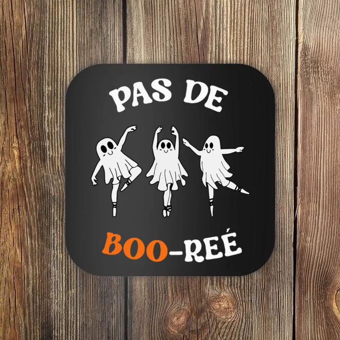 Pas De BooréE Ghost Ballet Dancer Halloween Coaster