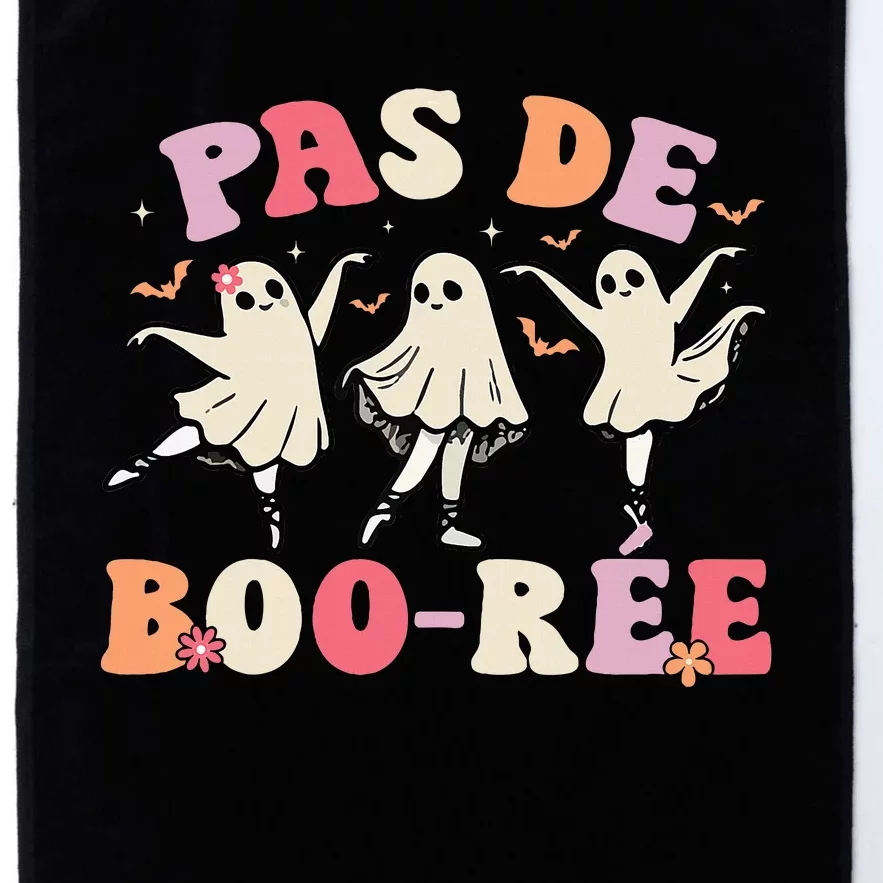 Pas De BooréE Ghost Ballet Dancer Halloween Dance Teacher Platinum Collection Golf Towel