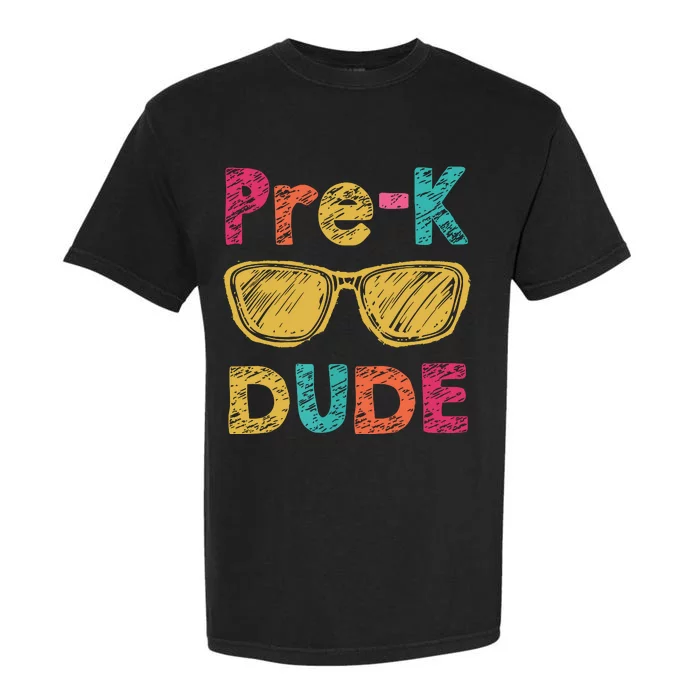 Prek Dude Back To School First Day Of Preschool Gift Garment-Dyed Heavyweight T-Shirt