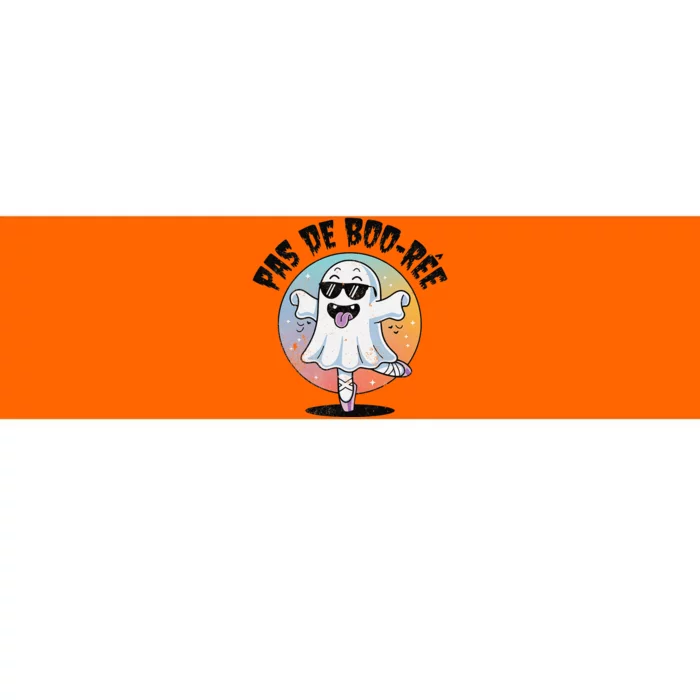 Pas De Boo Ree Funny Ghost Dance Ballet Halloween Bumper Sticker