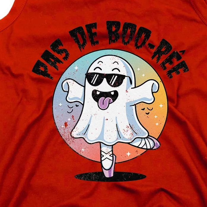 Pas De Boo Ree Funny Ghost Dance Ballet Halloween Tank Top