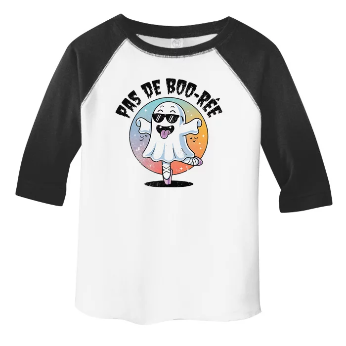 Pas De Boo Ree Funny Ghost Dance Ballet Halloween Toddler Fine Jersey T-Shirt