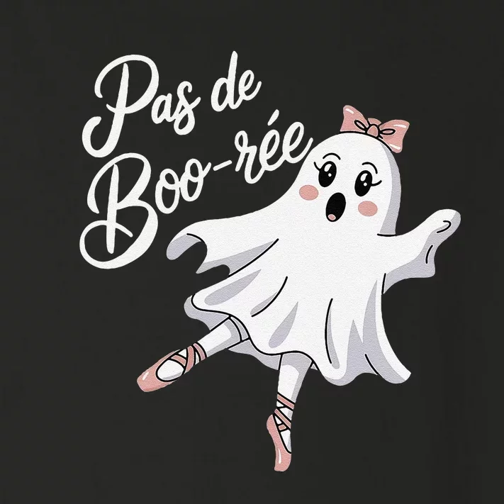 Pas De BooréE Funny Ballet Ghosts Halloween Dance Toddler Long Sleeve Shirt