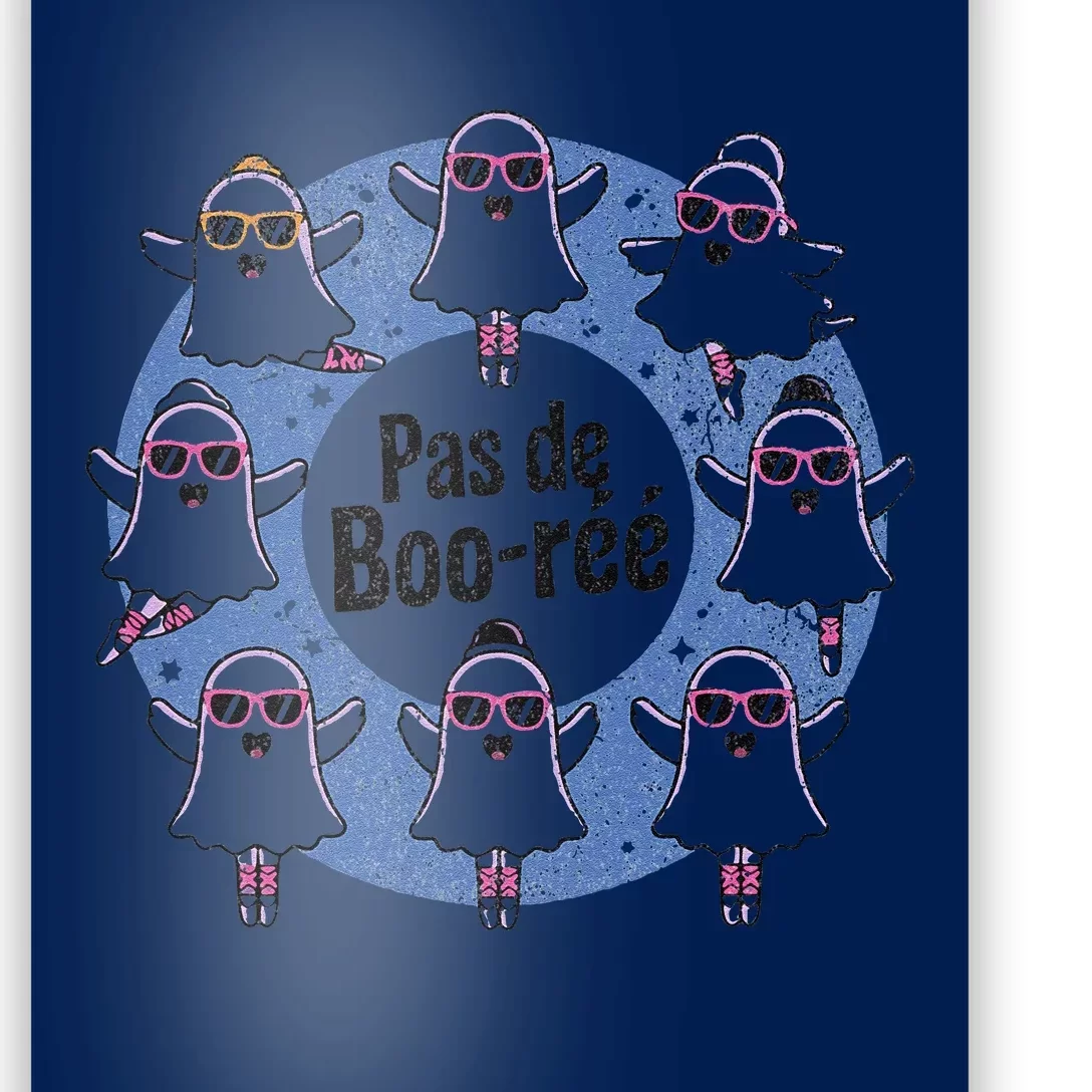 Pas De BooréE Ballet Dance Halloween Poster