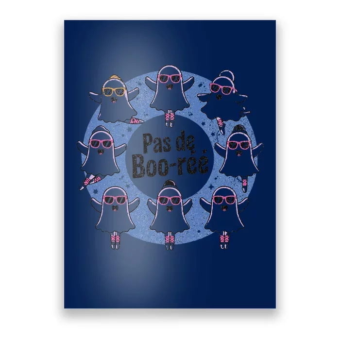 Pas De BooréE Ballet Dance Halloween Poster