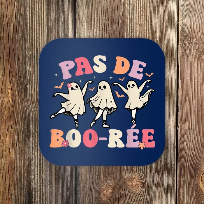 Pas De BooréE Ghost Ballet Dancer Halloween Dance Teacher Coaster