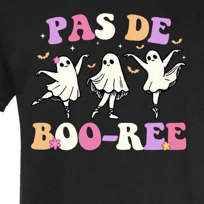 Pas De BooréE Ghost Ballet Dancer Halloween Garment-Dyed Heavyweight T-Shirt