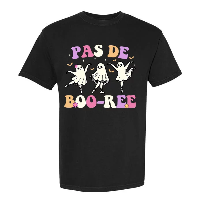 Pas De BooréE Ghost Ballet Dancer Halloween Garment-Dyed Heavyweight T-Shirt