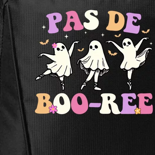 Pas De BooréE Ghost Ballet Dancer Halloween City Backpack