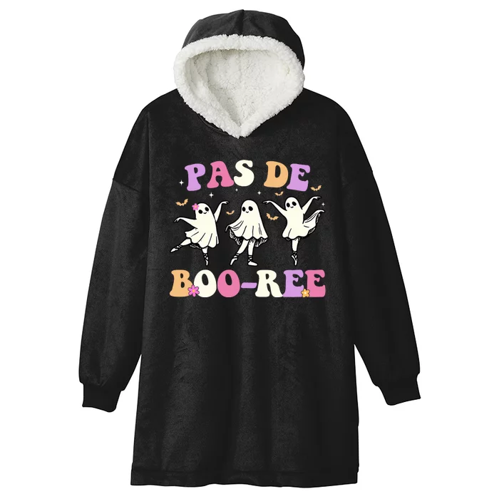 Pas De BooréE Ghost Ballet Dancer Halloween Hooded Wearable Blanket