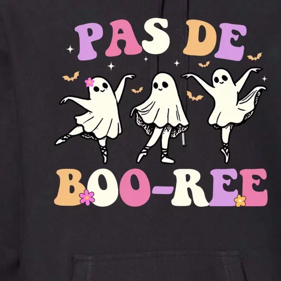 Pas De BooréE Ghost Ballet Dancer Halloween Premium Hoodie