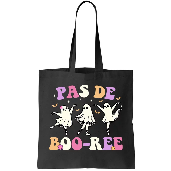 Pas De BooréE Ghost Ballet Dancer Halloween Tote Bag