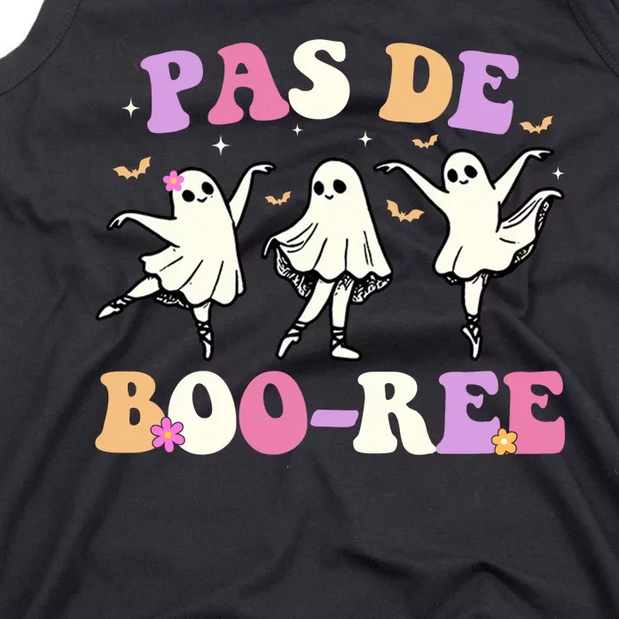 Pas De BooréE Ghost Ballet Dancer Halloween Tank Top