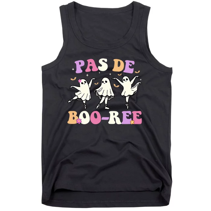 Pas De BooréE Ghost Ballet Dancer Halloween Tank Top