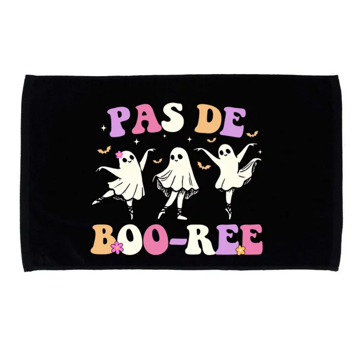 Pas De BooréE Ghost Ballet Dancer Halloween Microfiber Hand Towel