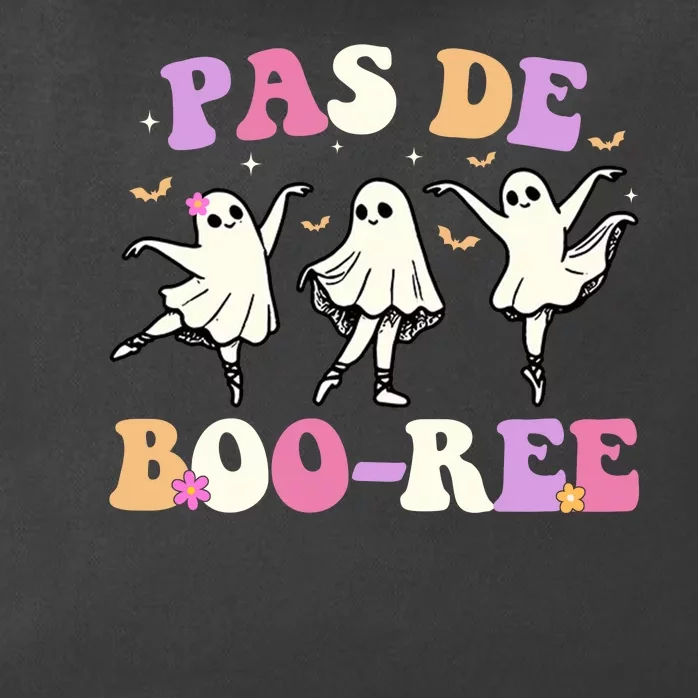 Pas De BooréE Ghost Ballet Dancer Halloween Zip Tote Bag