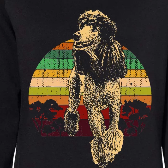 Poodle Dog Breed Womens California Wash Sweatshirt