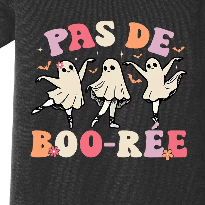 Pas De Boo RéE Ghost Ballet Dancer Halloween Dance Teacher Baby Bodysuit