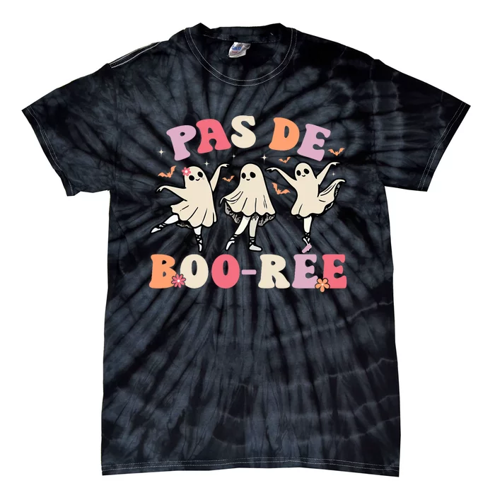 Pas De Boo RéE Ghost Ballet Dancer Halloween Dance Teacher Tie-Dye T-Shirt